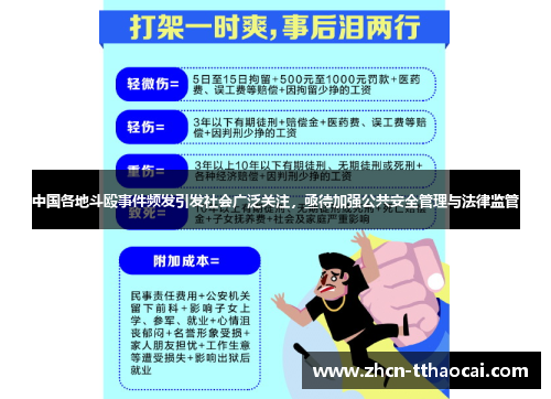 中国各地斗殴事件频发引发社会广泛关注，亟待加强公共安全管理与法律监管